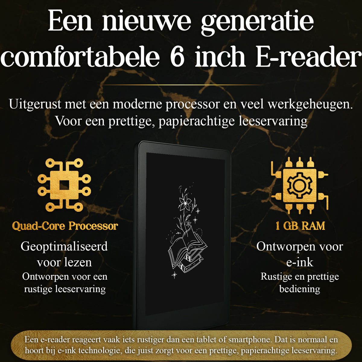 SwayTosh E-Reader Comfort Bundel NOVA PRO - 6 inch