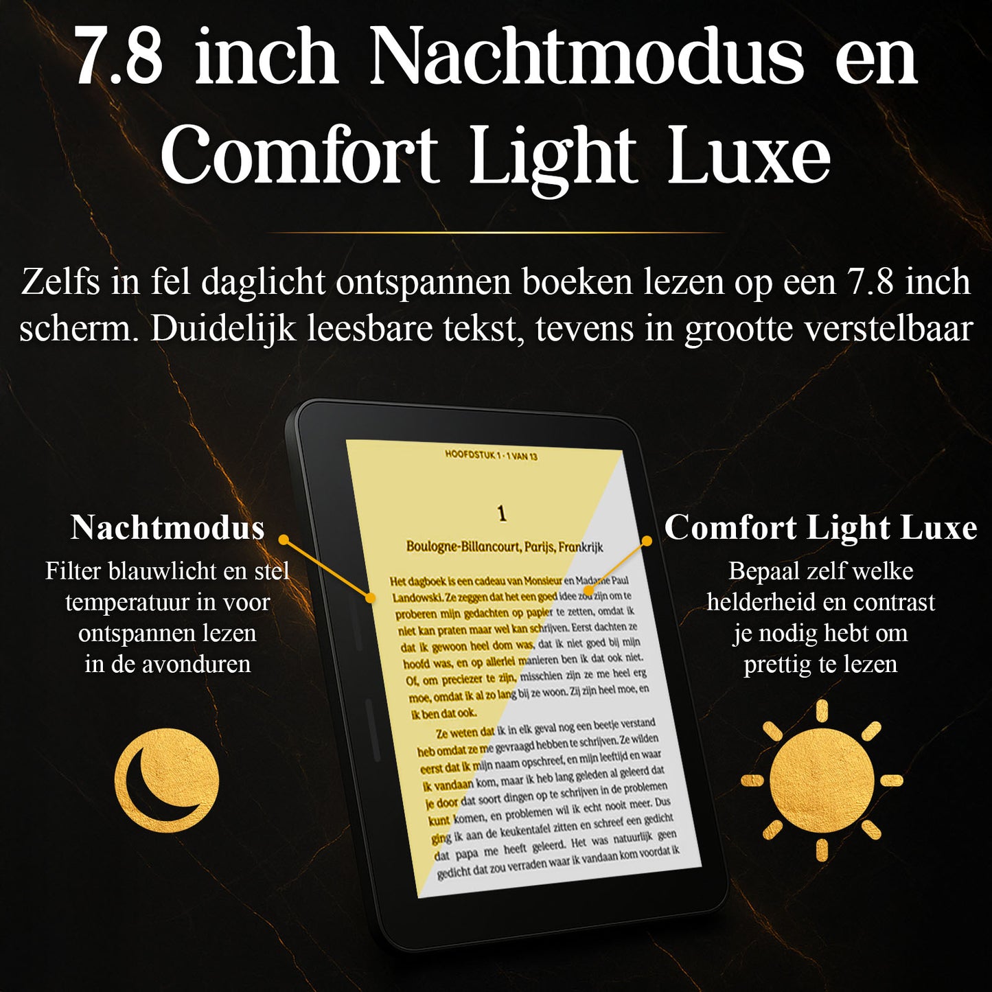 SwayTosh E-Reader NOVA GRANDE - 7.8 inch