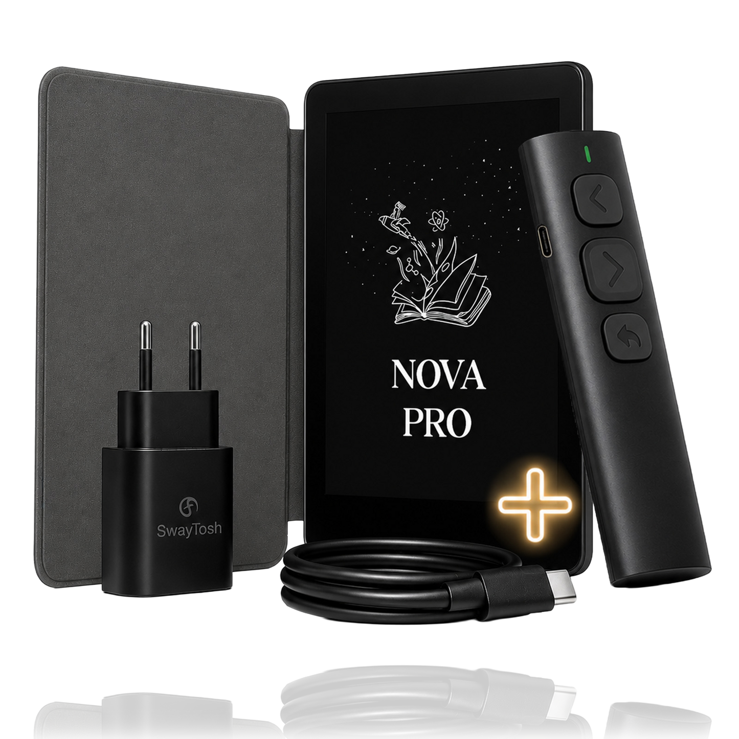 SwayTosh E-Reader Comfort Bundel NOVA PRO - 6 inch