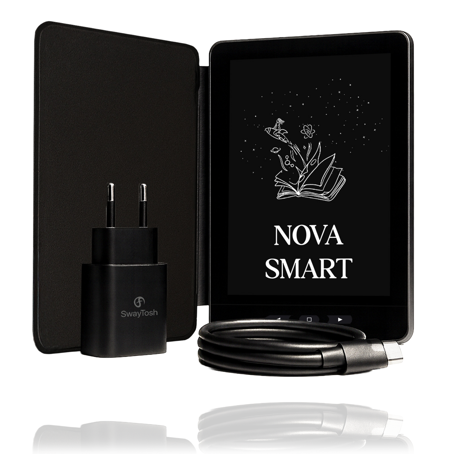 SwayTosh E-Reader NOVA SMART Met Luxe Hoes - 6 inch