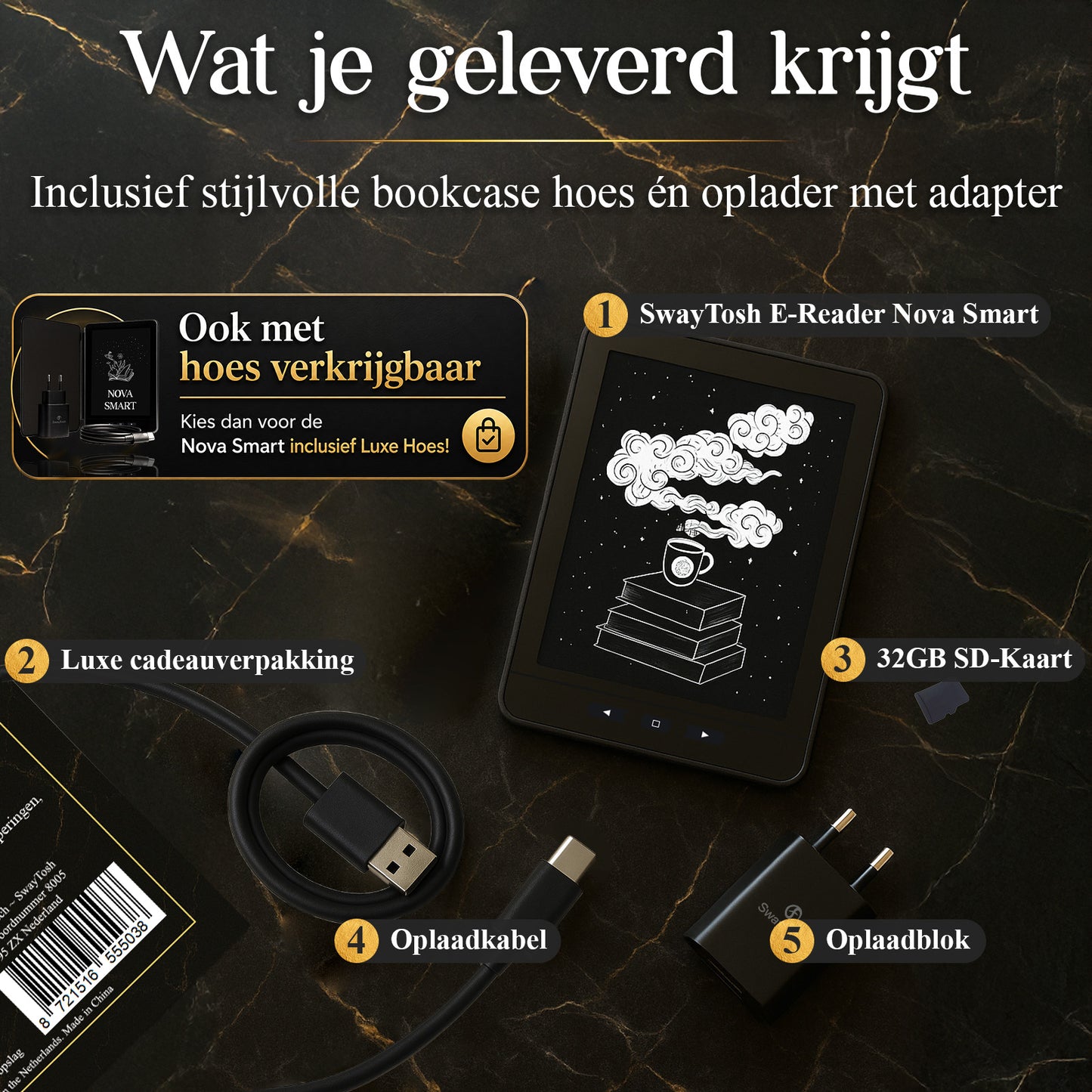 SwayTosh E-Reader NOVA SMART - 6 inch