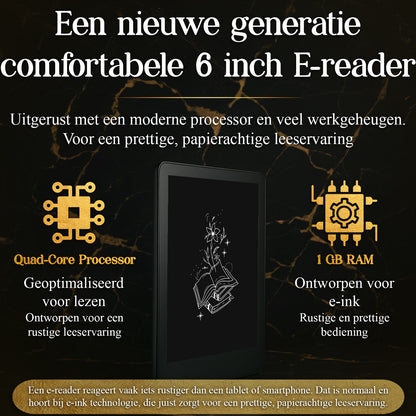 SwayTosh E-Reader Comfort Bundel NOVA PRO - 6 inch