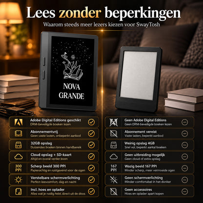 SwayTosh E-Reader NOVA GRANDE - 7 inch