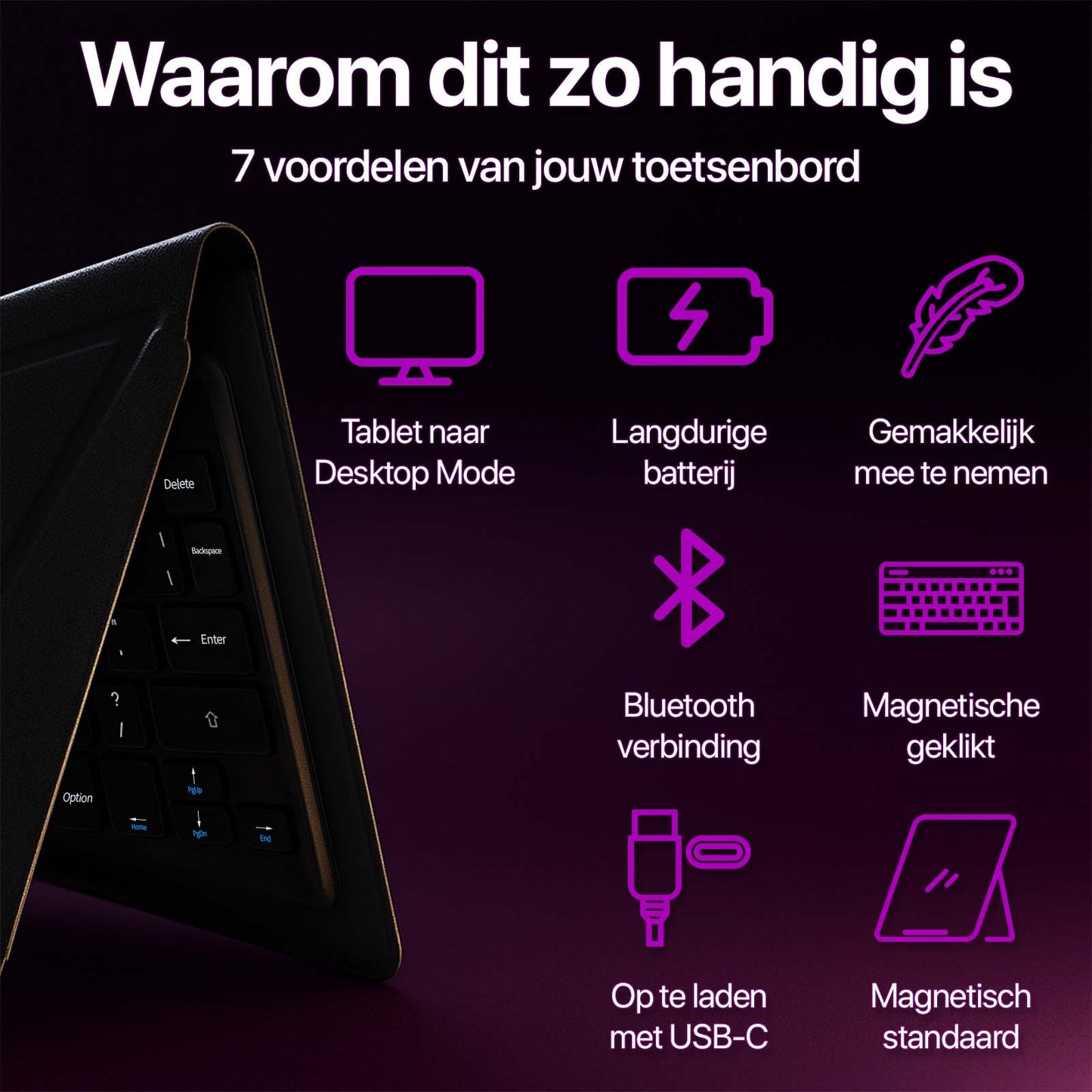 SwayTosh Tab D2 Met Keyboard Case
